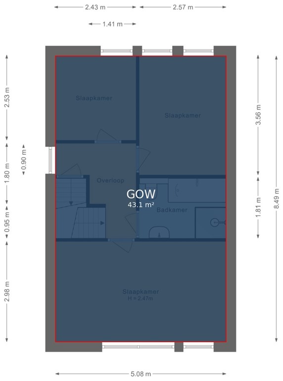mediumsize floorplan